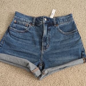 Madewell Dark Blue Jean Shorts